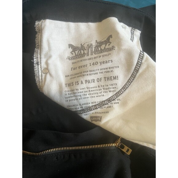 Levi's 541 Athletic Taper Stretch Jeans Black Men’s Size 44x30 Big & Tall - Picture 5 of 8